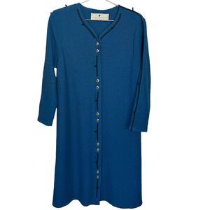 Steve Fabrikant Signature long sleeve knit dress vintage size Medium